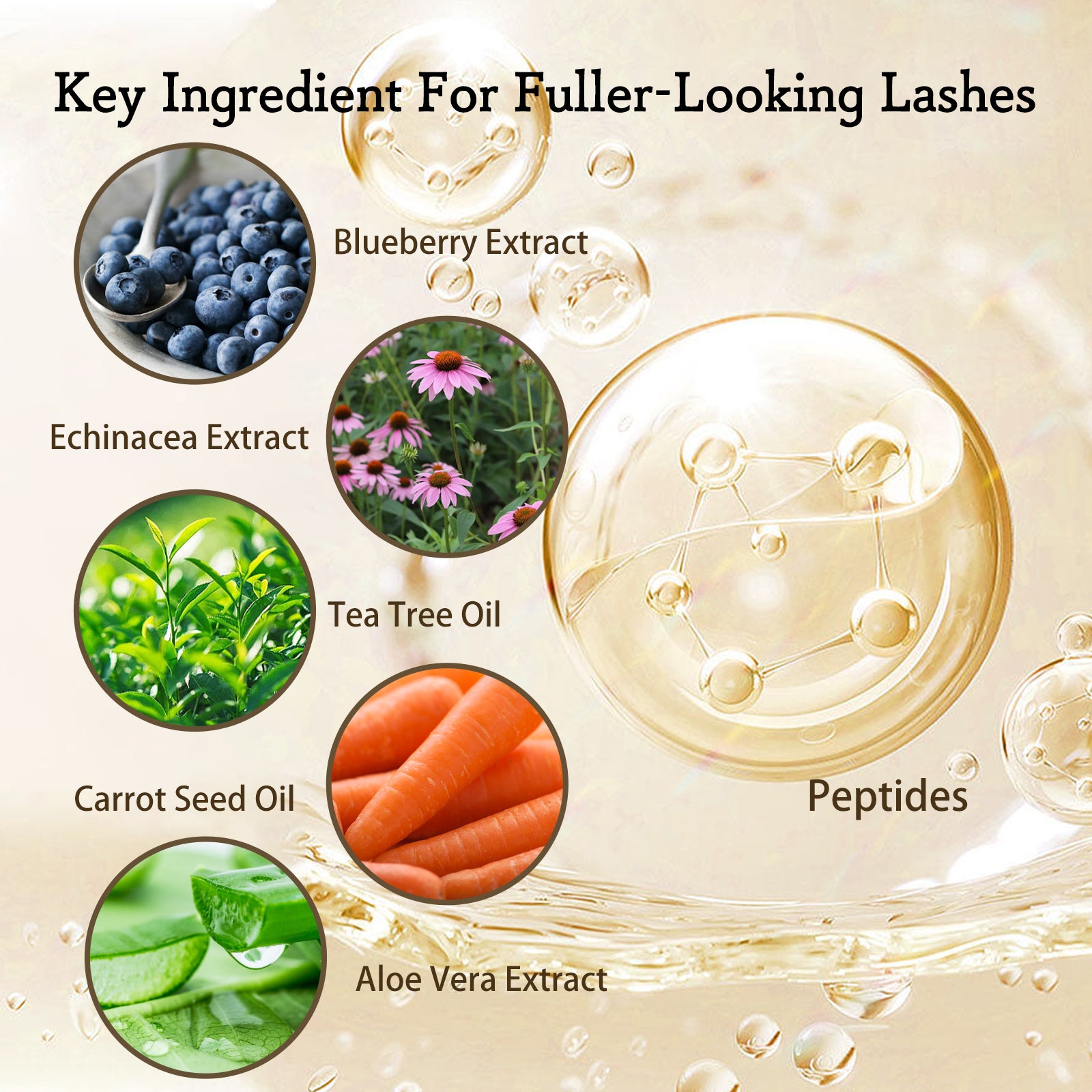 EELHOE Mascara - Gentle, Traceless, Lengthening, Curling, And Beautifying Eyelash Liquid For Lush And Dark Eyebrows