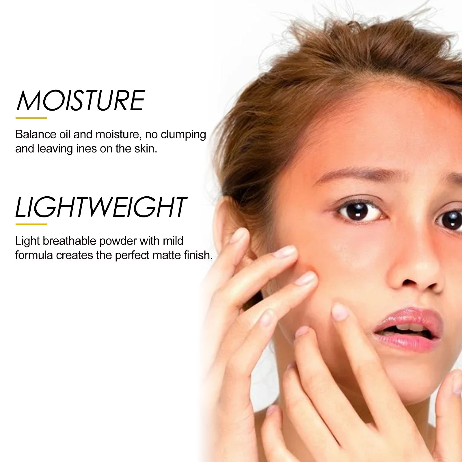 EELHOE Setting Powder For A Natural, Lightweight, Breathable Finish That Controls Oil And Provides Long-lasting, Smudge-proof Makeup