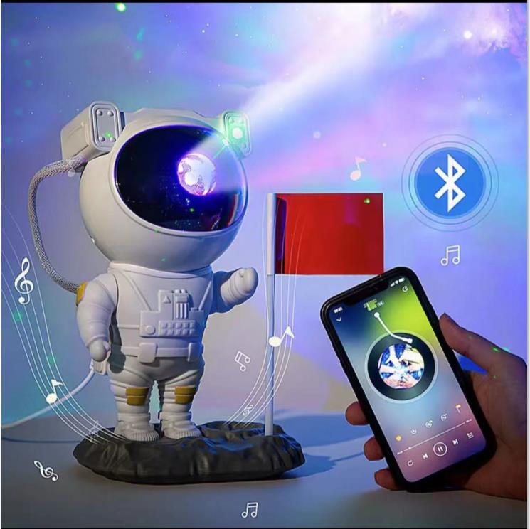 LunaGlow™ Astronaut Galaxy Projector – Remote Control Starry Night Light for Bedroom & Mood Therapy