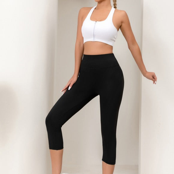 Outerwear Ninth High Waist Shaping Yoga Cycling Leggings