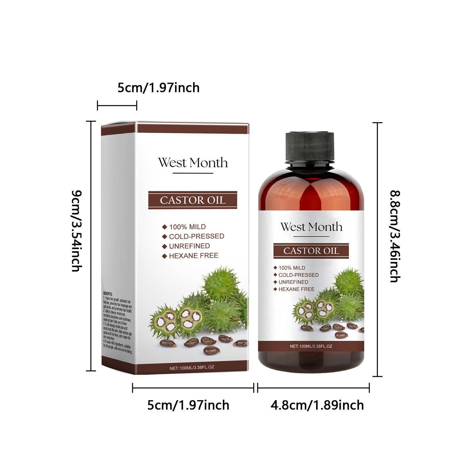 Xiyue All-in-one Castor Oil Is An Essential Oil For Multi-effect Care, Moisturizing Skin, Eyelashes And Eyebrows