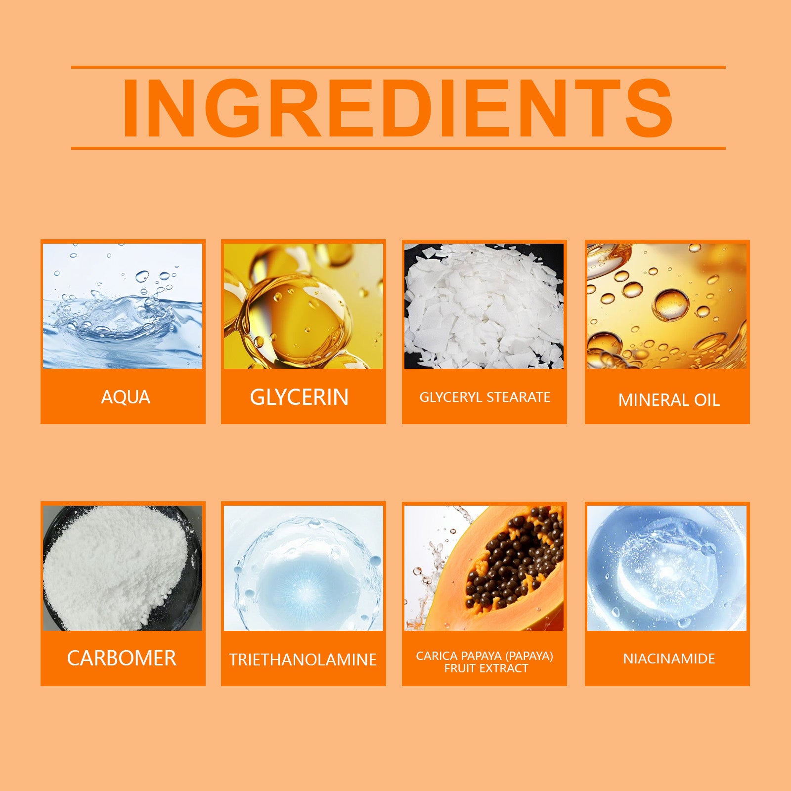 West&Month Papaya Facial Cream, Lightens And Improves Facial Hydration, Moisturizes, Brightens And Softens Skin