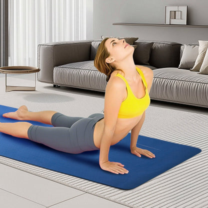 Yoga Mat, Exercise Yoga Mat With Non-Slip Design, Professional TPE Exericise Mat, 72X 24 Multi-Purpose Workout Mat For Women, Pilates Fitness And Floor Exercises
