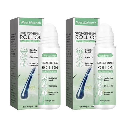 West&amp;Month Hair Roller Balls Scalp Massage Moisturizing Hair Roots Thickening Hair Hair Treatment Roller Balls Essential Oil