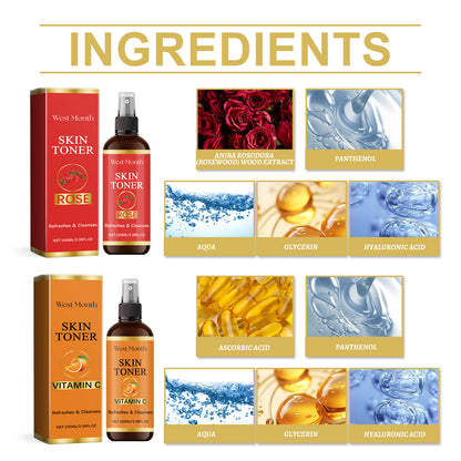West&amp;Month Toner Spray Hydrates And Moisturizes And Brightens Skin