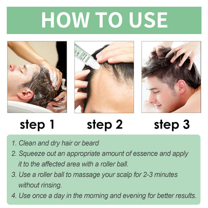 West&amp;Month Hair Roller Balls Scalp Massage Moisturizing Hair Roots Thickening Hair Hair Treatment Roller Balls Essential Oil