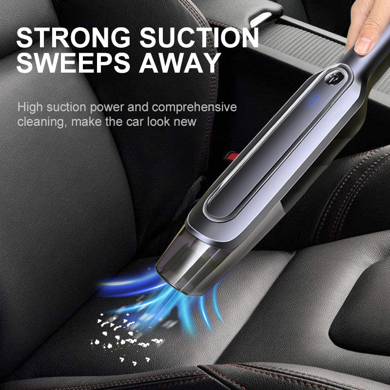 UltraPower™ Cordless Car &amp; Home Vacuum Cleaner – 8000Pa Strong Suction | Portable Rechargeable Wet &amp; Dry Cleaner