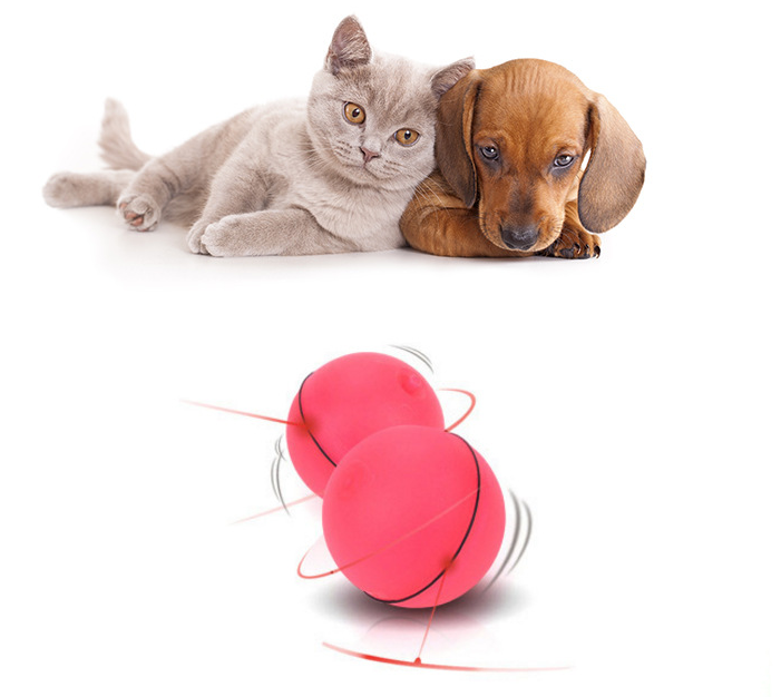 Smart Automatic Rolling Cat Toy Ball with LED Laser – Interactive Pet Toy for Indoor Cats