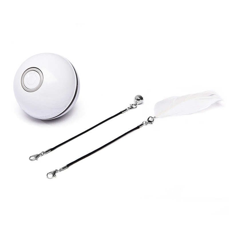 Smart Automatic Rolling Cat Toy Ball with LED Laser – Interactive Pet Toy for Indoor Cats