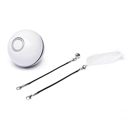 Smart Automatic Rolling Cat Toy Ball with LED Laser – Interactive Pet Toy for Indoor Cats