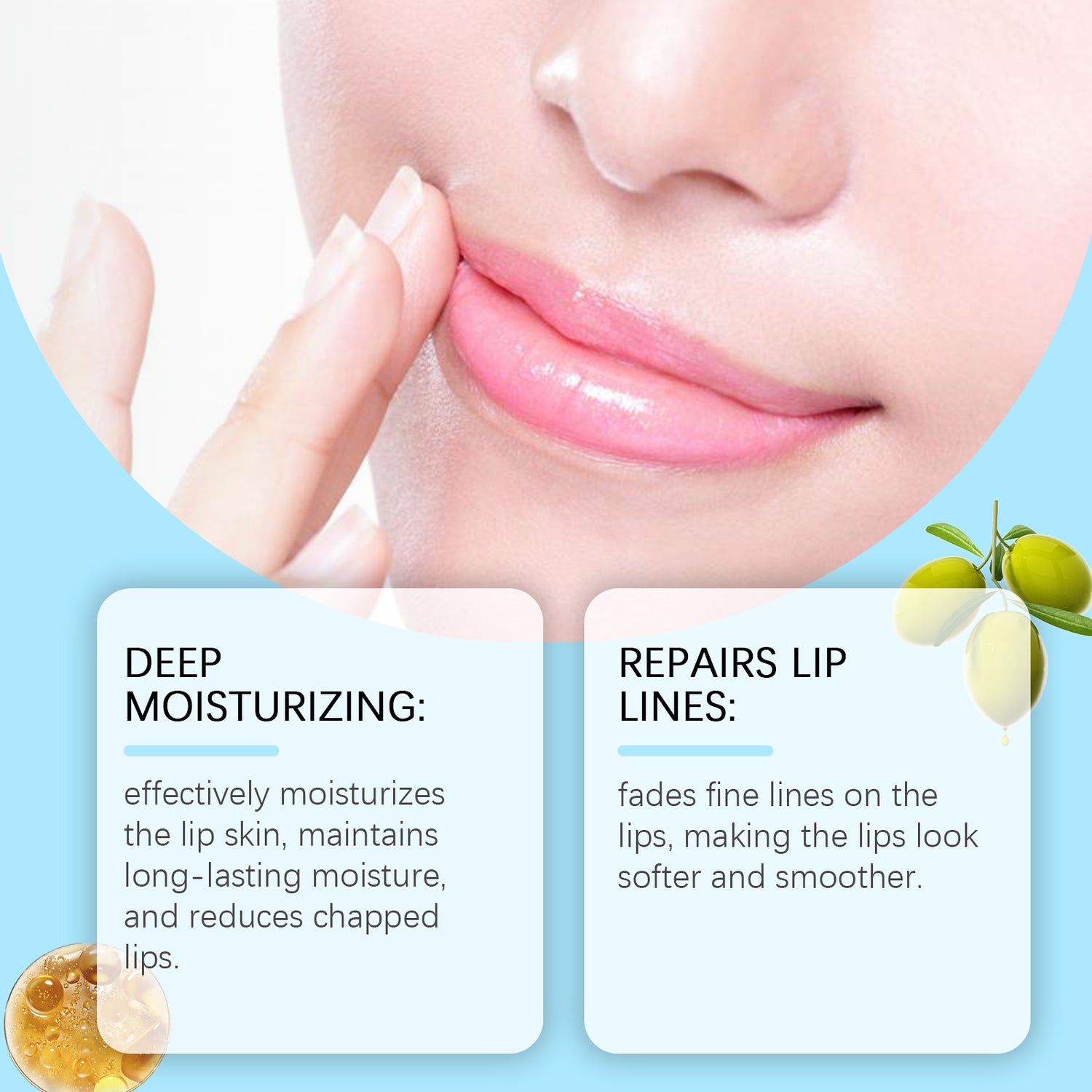 Jaysuing Vitamin B5 Moisturizing Lip Balm, Hydrates And Moisturizes Lips And Skin Against Dry And Cracked Lip Balm