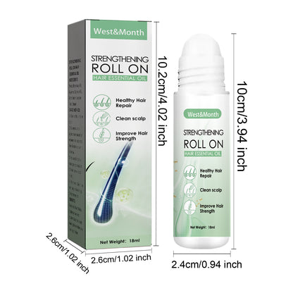 West&amp;Month Hair Roller Balls Scalp Massage Moisturizing Hair Roots Thickening Hair Hair Treatment Roller Balls Essential Oil
