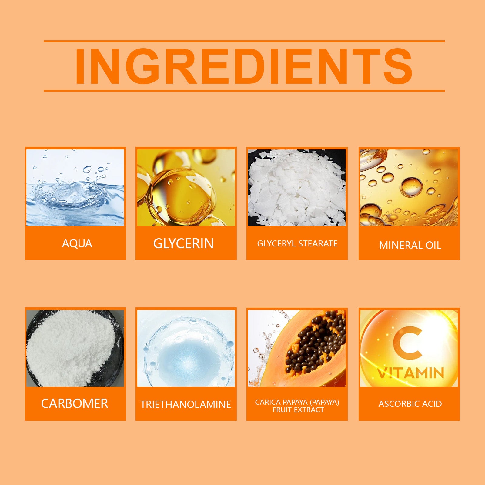 West&amp;Month Papaya Facial Cream, Lightens And Improves Facial Hydration, Moisturizes, Brightens And Softens Skin