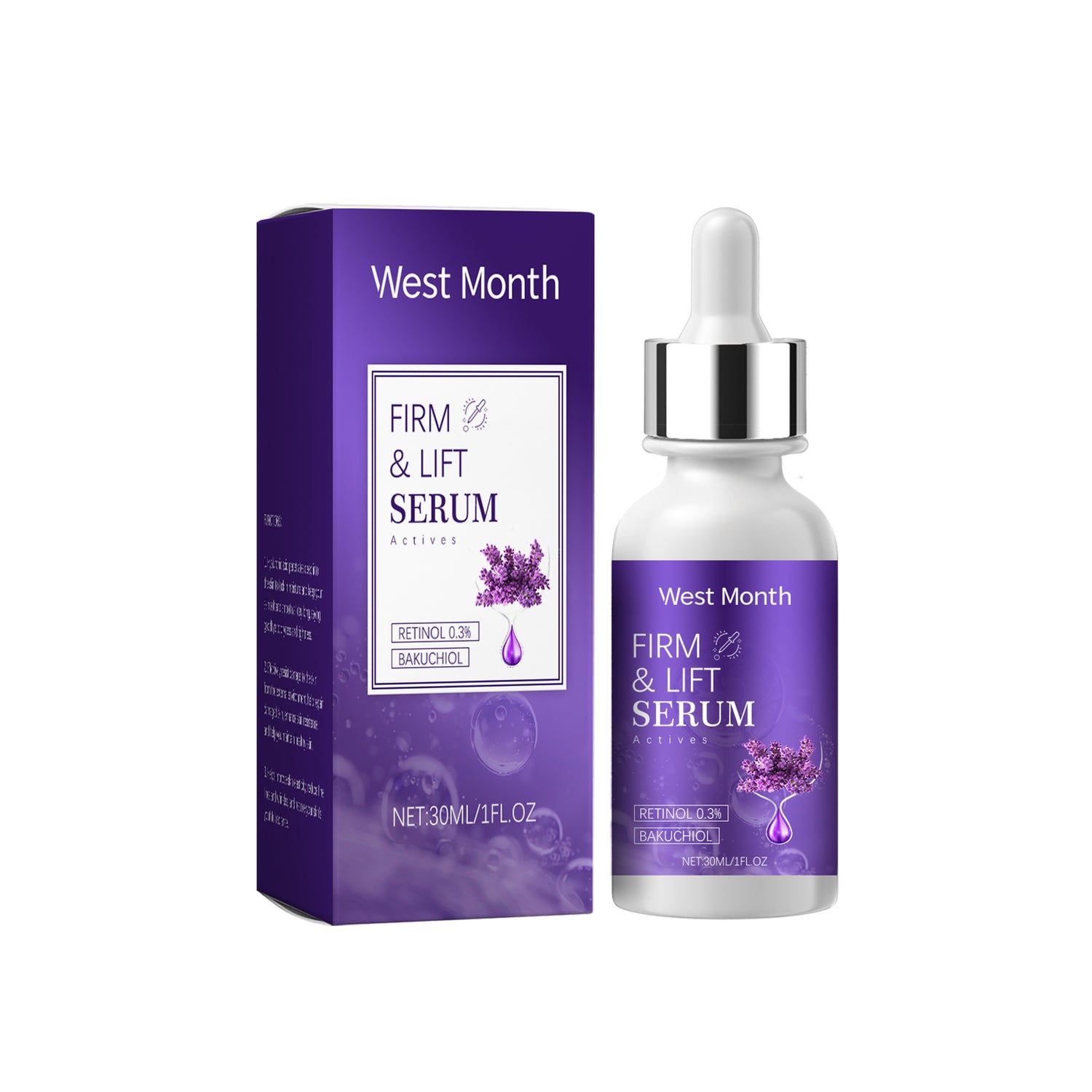 West&amp;Month Retinol Firming Serum, Soothing, Hydrating And Rejuvenating Skin Care Serum