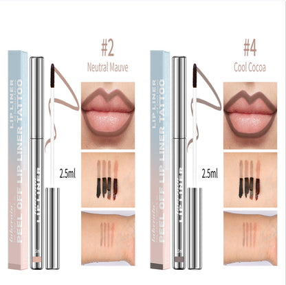 Matte Finish No Stain on Cup Hook Line Lip Stick