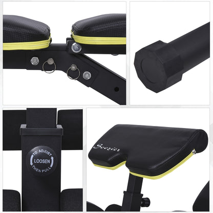 Adjustable Workout Bench with Leg Extension and Curl