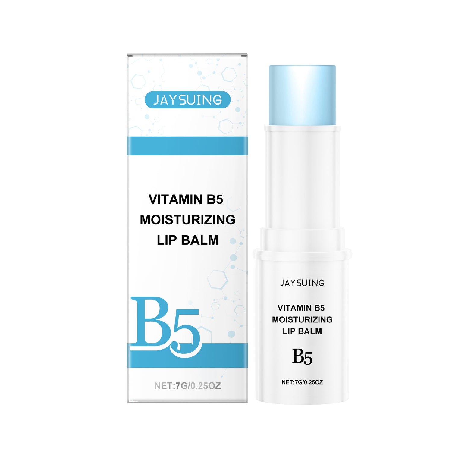 Jaysuing Vitamin B5 Moisturizing Lip Balm, Hydrates And Moisturizes Lips And Skin Against Dry And Cracked Lip Balm