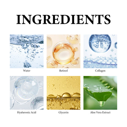 WIYUN Retinol &amp; Collagen Moisturizer Eye Cream, Lightening Dark Circles And Bags Under Eyes Moisturizing Firming Care Multi-Effect Eye Cream