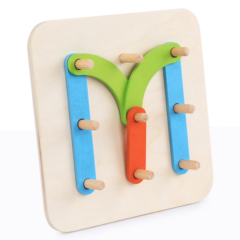 Number letter set column toy