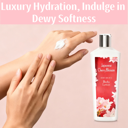 2 Pieces Sets, Body Lotion And Body Mist Set, Japanese Cherry Blossom 8 Oz, 236ml, Best Holiday Gifts.