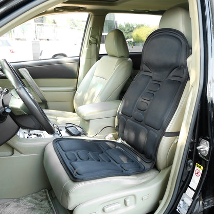 1Pc Back Massager Cushion Electric Massage Car Seat Cushion Chair Pad With Heating Function 8 Vibration Modes 3 Intensity Levels Fedex Shipping