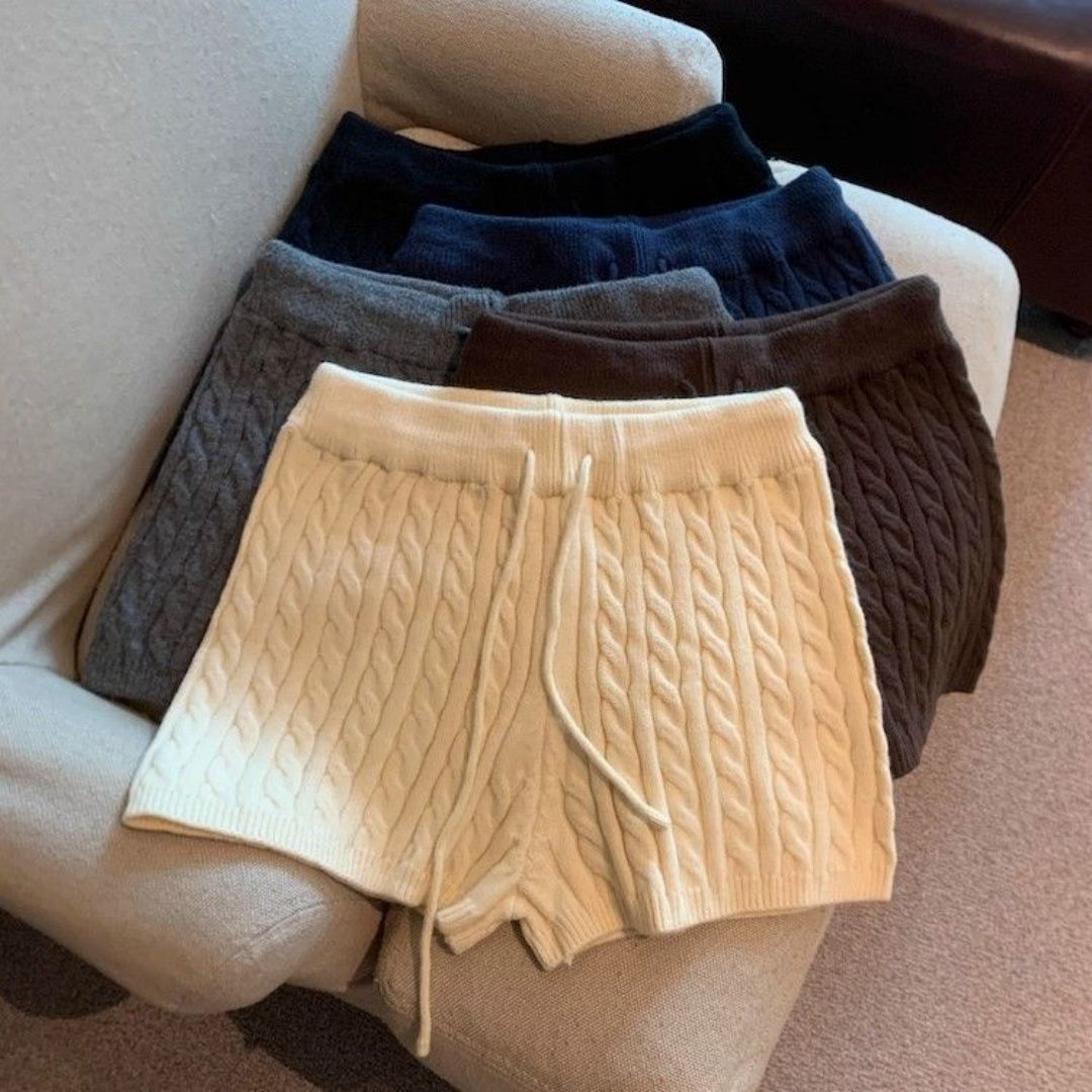 Knitted Casual Shorts