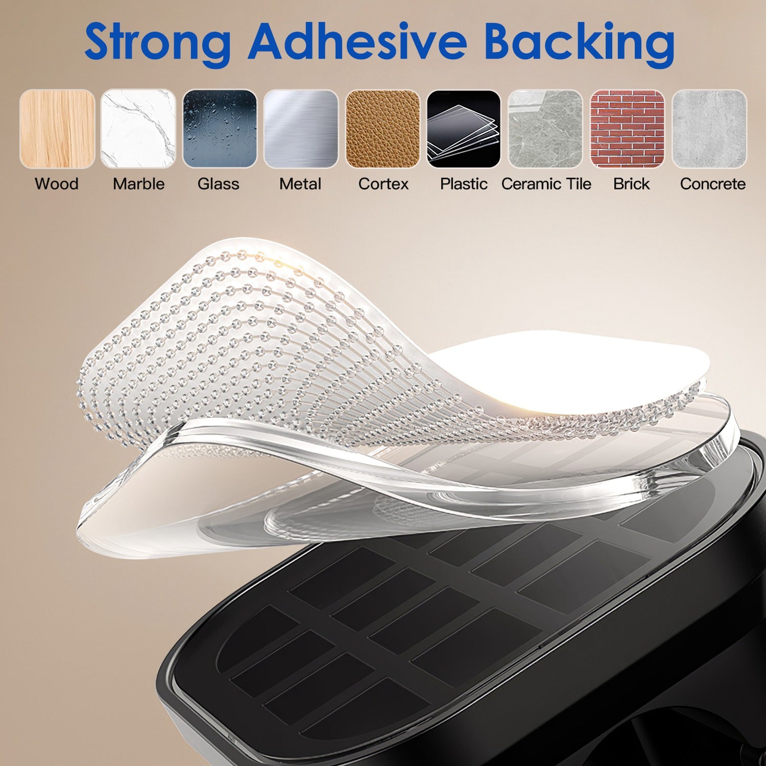 6 Pack Magnetic Cable Clips Magnetic Cord Organizer Adhesive Wire Holder for Home Office Car Desk Nightstand Wall