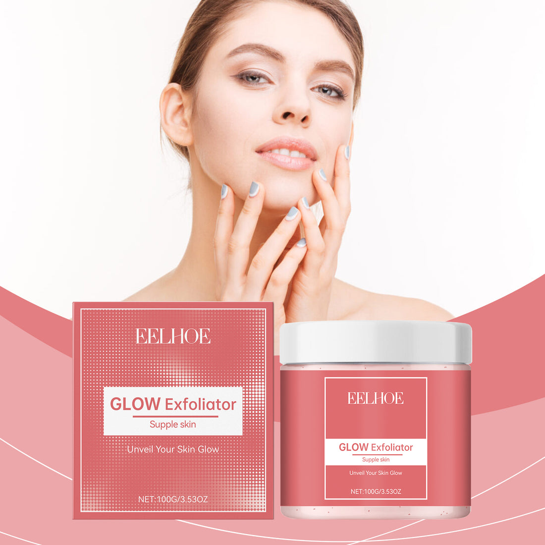 EELHOE Face Whitening Scrub Gently Cleanses And Exfoliates Skin For A Radiant Radiance
