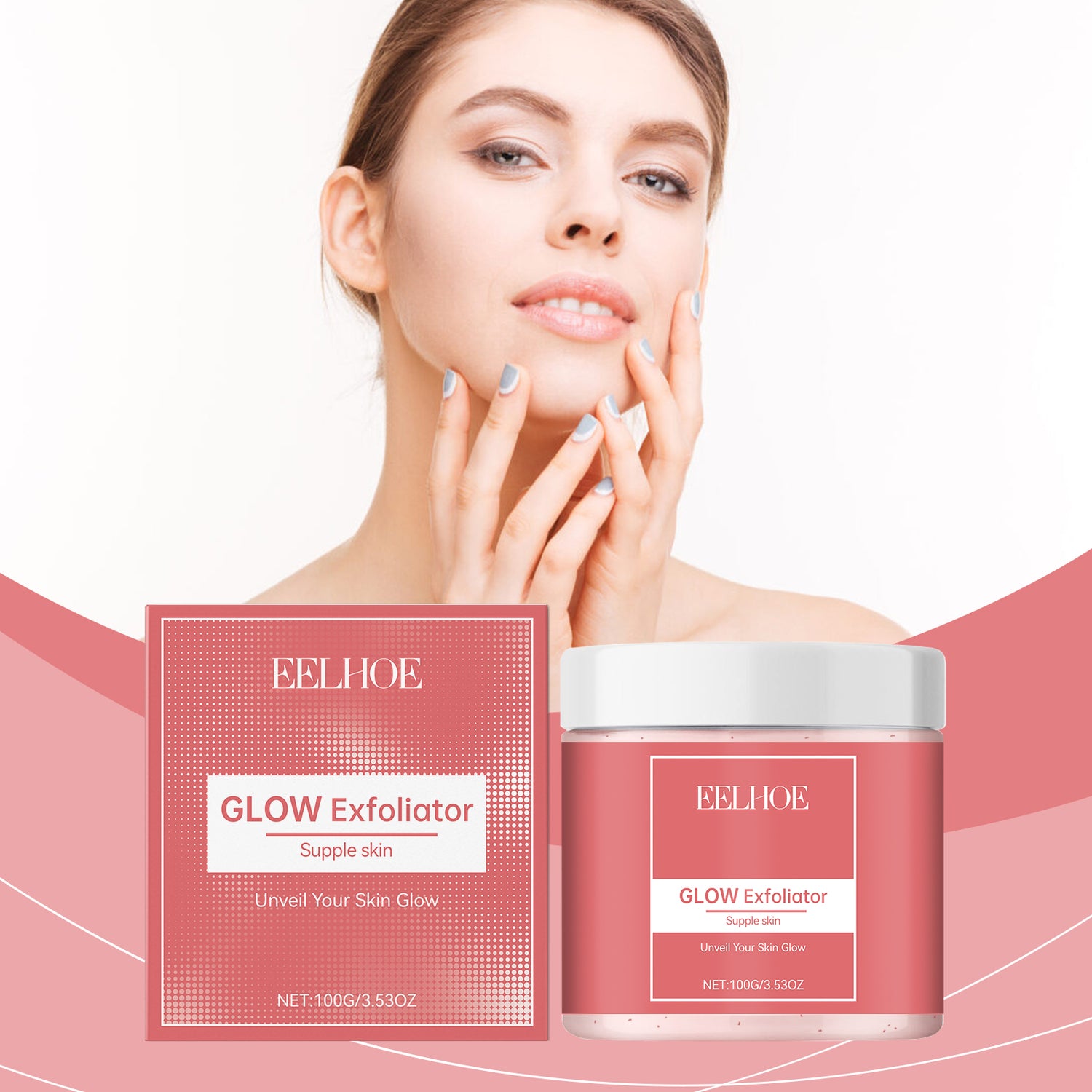 EELHOE Face Whitening Scrub Gently Cleanses And Exfoliates Skin For A Radiant Radiance