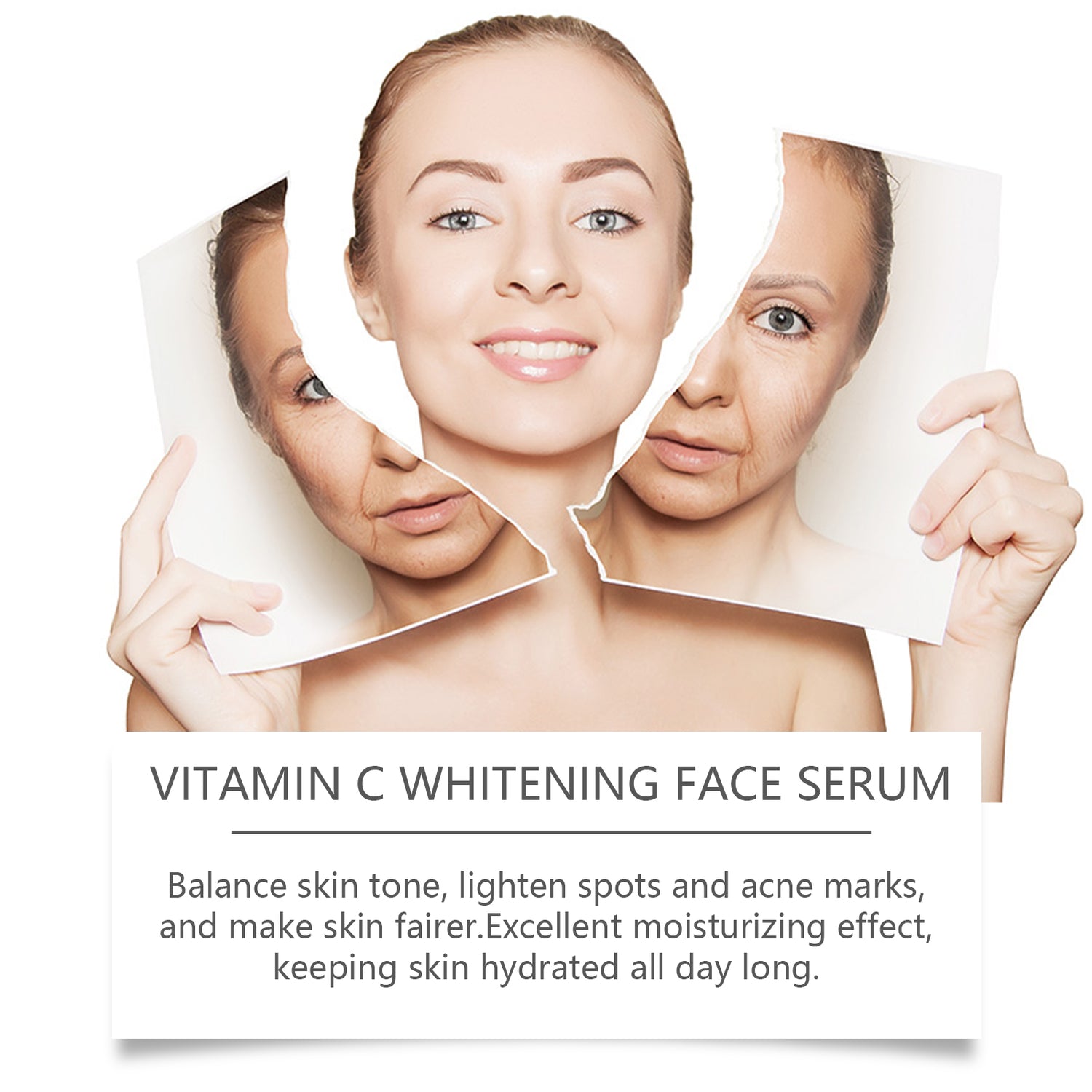 West&amp;Month Vitamin C Face Serum, Moisturizing, Hydrating, Brightening, Tender And Smooth Skin Essence