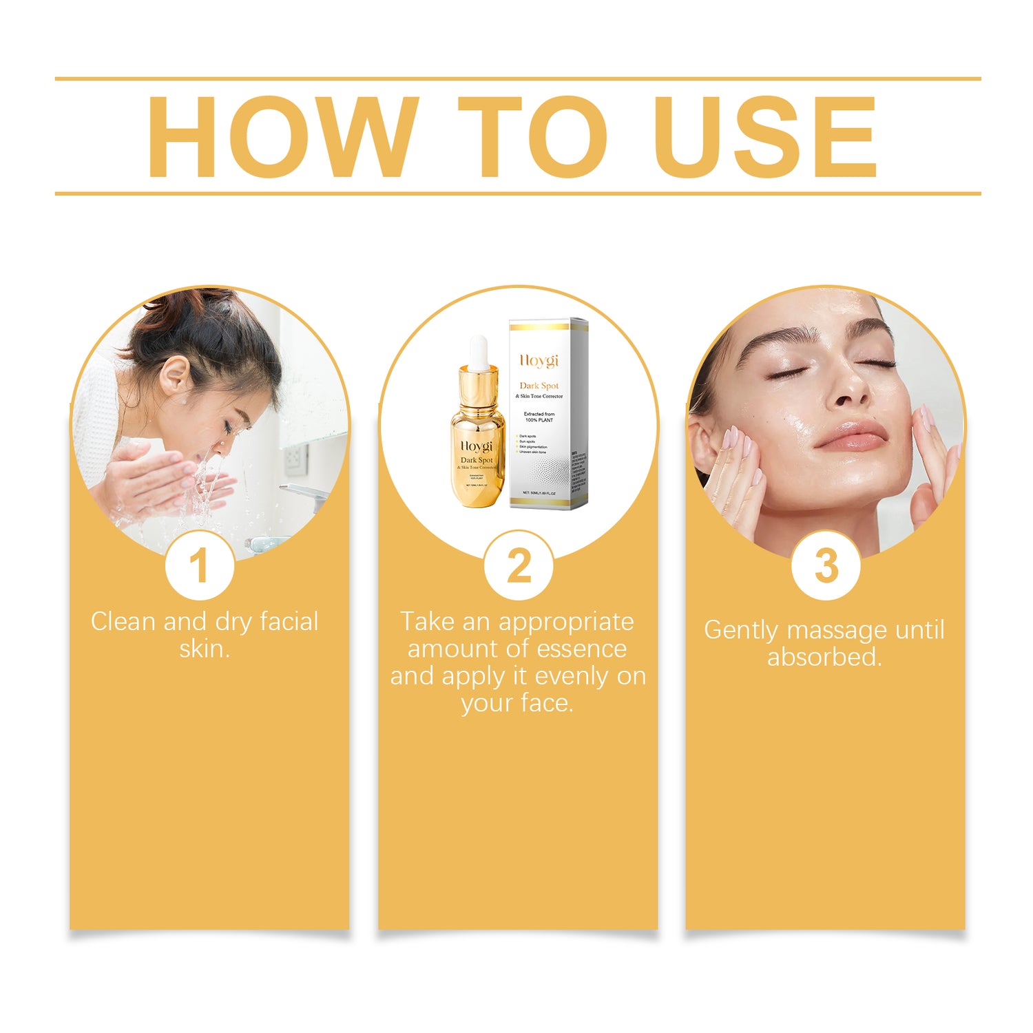 Hoygi Facial Repair Serum Brightening, Moisturizing, Hydrating, Mild, Moisturizing And Anti-Wrinkle Facial Serum