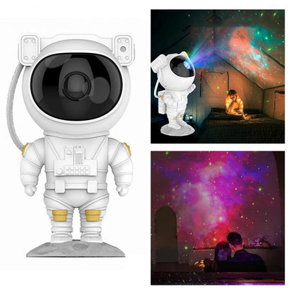 LunaGlow™ Astronaut Galaxy Projector – Remote Control Starry Night Light for Bedroom &amp; Mood Therapy