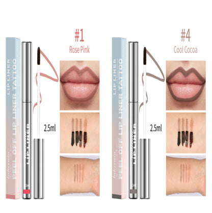 Matte Finish No Stain on Cup Hook Line Lip Stick