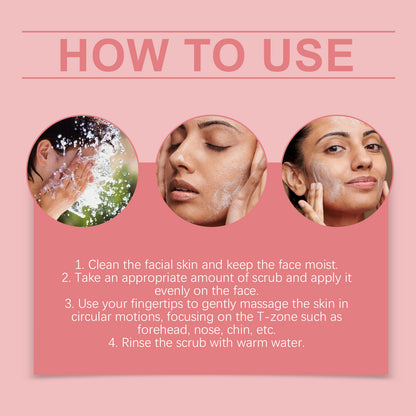 EELHOE Face Whitening Scrub Gently Cleanses And Exfoliates Skin For A Radiant Radiance