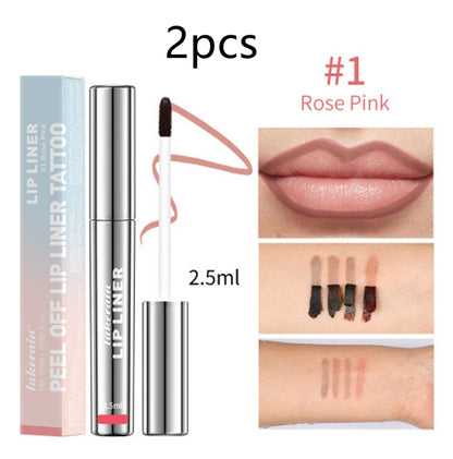 Matte Finish No Stain on Cup Hook Line Lip Stick
