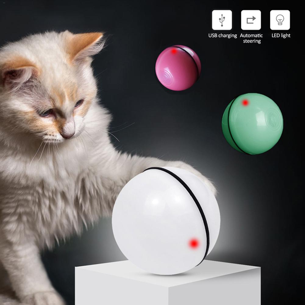 Smart Automatic Rolling Cat Toy Ball with LED Laser – Interactive Pet Toy for Indoor Cats