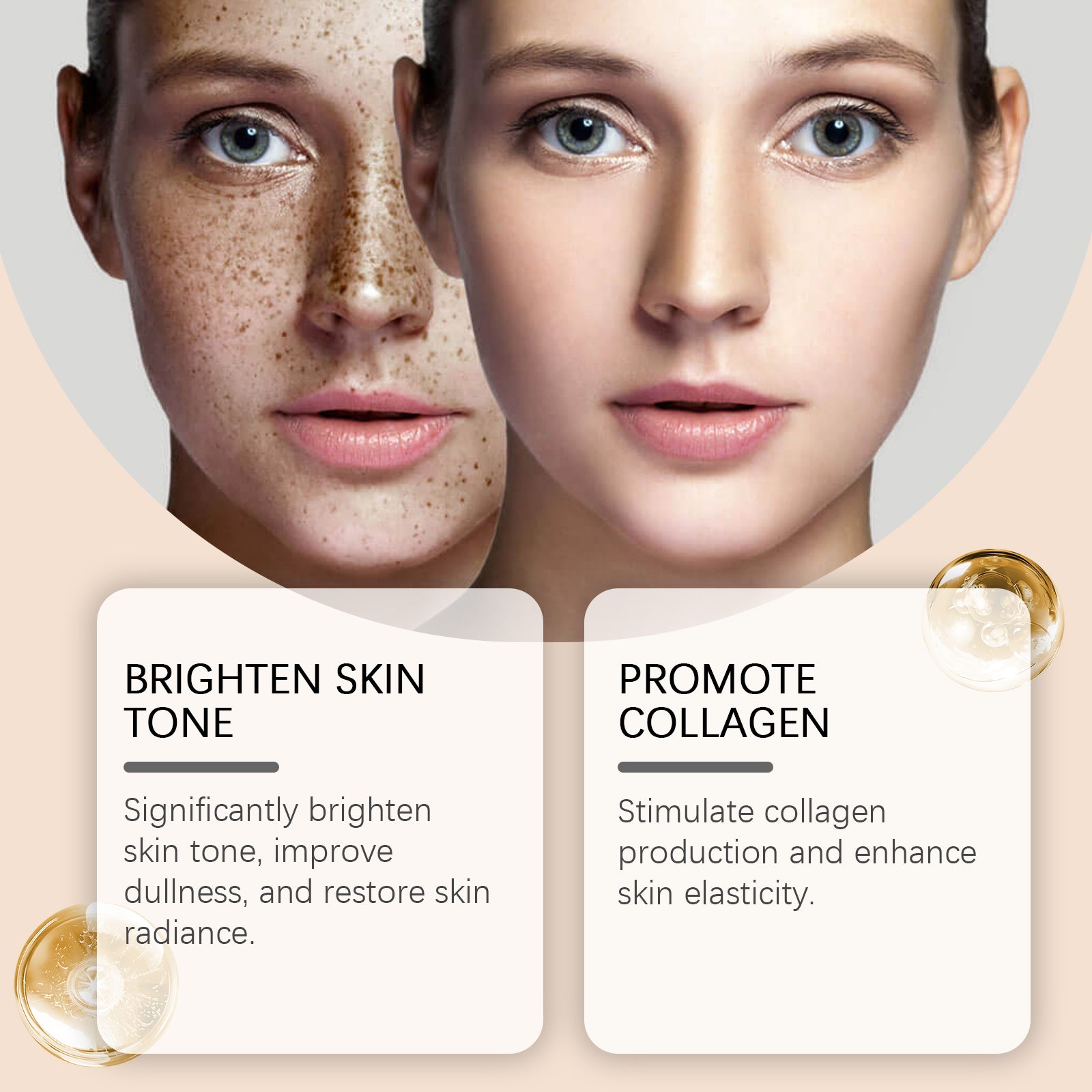 West&amp;Month Vitamin C Brightening Serum Nourishes And Moisturizes Dull And Clear Facial Skin